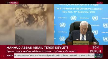 Filistin lideri Abbas BM'de uluslararası toplumlara seslendi