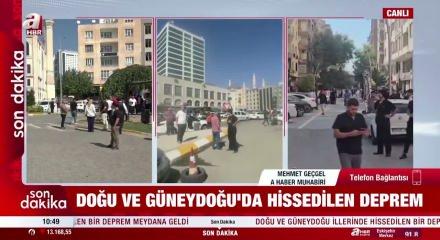  Gaziantep, Şanlıurfa ve Diyarbakır&rsquo;da hissedilen bir deprem meydana geldi