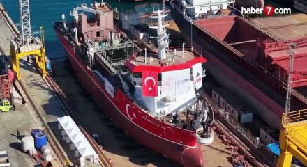 İlk yerli ve milli tarama gemisi suya indi!