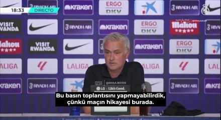 Jose Mourinho derbi mağlubiyeti sonrasında &ccedil;ılgına d&ouml;nd&uuml;! 'Zavallı'