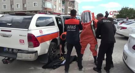 Karaman'da karı koca &ouml;l&uuml; bulundu: Olayda kimyasal madde ş&uuml;phesi