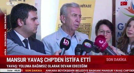 Mansur Yavaş CHP'den istifa etti
