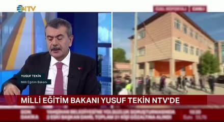 MEB Yusuf Tekin Bakan Tekin Manisa'daki okul saldırısı hakkında konuştu