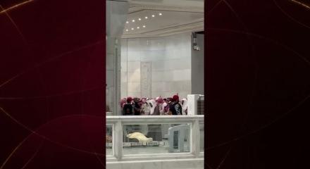 Mescid-i Haram m&uuml;ezzini İbrahim el-Medeni'nin cenaze namazı kılındı