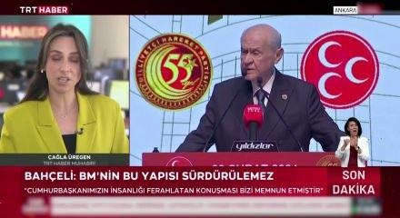 MHP lideri Devlet Bah&ccedil;eli "S&uuml;rd&uuml;r&uuml;lemez!" diyerek BM'ye seslendi