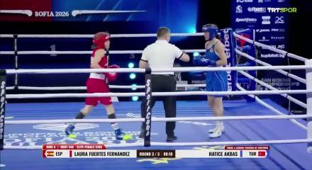 Milli sporcu Hatice Akbaş, Avrupa şampiyonu oldu