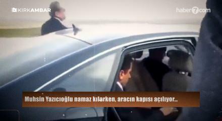 Muhsin Yazıcıoğlu arabada namaz kılarken g&ouml;r&uuml;nt&uuml;lendi!