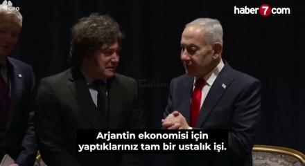 Netanyahu, BM Genel Kurulu marjında Arjantin Devlet Başkanı Milei ile g&ouml;r&uuml;şt&uuml;