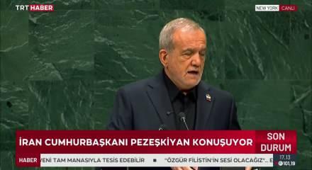  Pezeşkiyan BM k&uuml;rs&uuml;s&uuml;nde: Başımızı eğmeyeceğiz