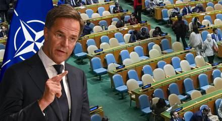 Rutte'den BM Genel Kurulunu terk eden &uuml;lkelere Netanyahu tepkisi