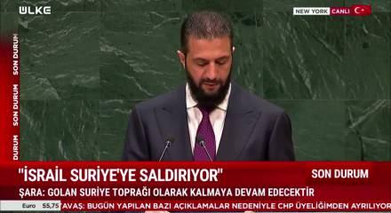 Şara BM k&uuml;rs&uuml;s&uuml;nde a&ccedil;ıklamalarda bulundu