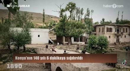 Sosyal medyada g&uuml;ndem olan arşiv: Konya'nın 140 yılı altı dakikaya sığdırıldı