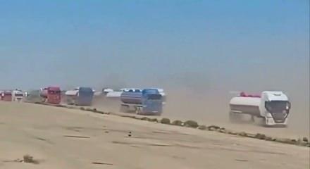 Suriye'den Irak'a dev benzin sevkiyatı başladı