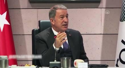  Ter&ouml;rs&uuml;z T&uuml;rkiye s&uuml;recini siyasi malzeme yapanları Hulusi Akar "Sakın yapmayın" diye uyardı