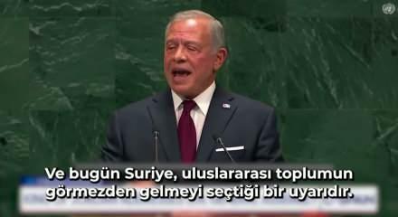 &Uuml;rd&uuml;n Kralı 2. Abdullah: "İsrail h&uuml;k&uuml;metinin yayılmacılığı b&ouml;lgesel tehdit haline geldi"