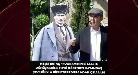 Neşet Ertaş'ı anma etkinliği siyasi şova d&ouml;n&uuml;şt&uuml;: Bir vatandaş &ccedil;ocuğuyla dışarı &ccedil;ıkarıldı