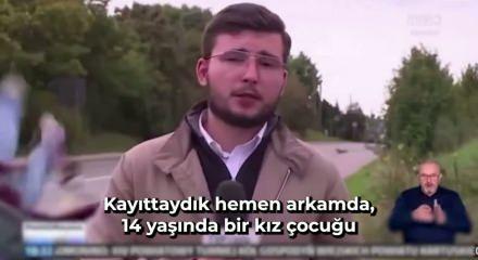 Canlı yayında &ccedil;ifte dehşet: &Ouml;l&uuml;ml&uuml; kaza haberini sunarken yeni bir kaza yaşandı