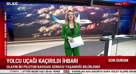 BAE'den İsrail'e giden bir yolcu u&ccedil;ağı ka&ccedil;ıldığına ilişkin acil durum kodu yolladı