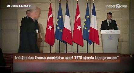 Başkan Erdoğan'dan Fransız gazeteciye tokat gibi cevap: "Karşınızda bunları yutacak birisi yok"