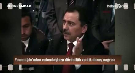 BBP lideri Muhsin Yazıcıoğlu'ndan vatandaşlara d&uuml;r&uuml;stl&uuml;k ve dik duruş &ccedil;ağrısı