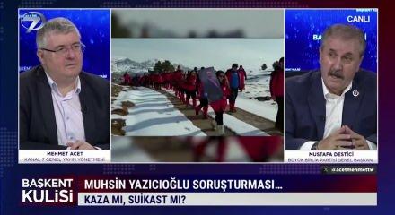 BBP lideri Mustafa Destic Muhsin Yazıcıoğlu soruşturması hakkında konuştu