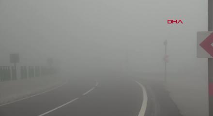 Bolu Dağı'nda yoğun sis etkili oluyor
