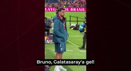 Bruno Fernandes'i g&uuml;l&uuml;mseten Galatasaray &ccedil;ağrısı