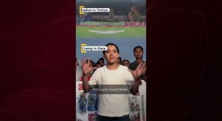 Gazzeli &ccedil;ocuklardan T&uuml;rkiye'ye duygulandıran selam