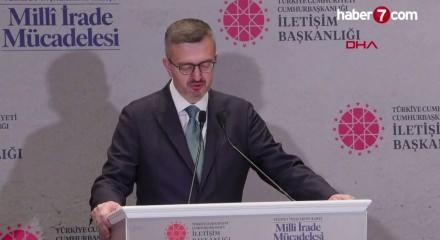 İletişim Başkanı Duran, Husilerin Medine'deki sivil altyapıya y&ouml;nelik saldırısını lanetledi