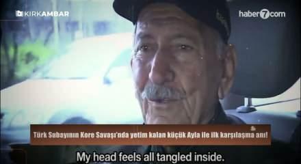 T&uuml;rk Subayının Kore Savaşı&rsquo;nda yetim kalan k&uuml;&ccedil;&uuml;k Ayla ile ilk karşılaşma anı!