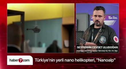 T&uuml;rkiye'nin ilk nano insansız helikopteri TEKNOFEST'te vitrine &ccedil;ıktı