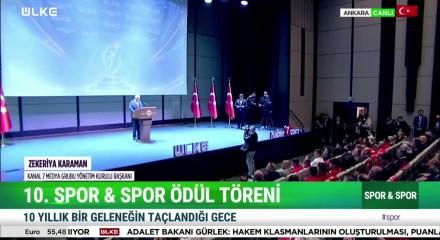 Zekeriya Karaman'dan Sporun Devleri Buluşuyor &Ouml;d&uuml;l T&ouml;reni'nde &ouml;nemli a&ccedil;ıklamalar