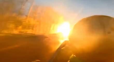 FPV dronu tam yanlarında patladı: Ukrayna cephesinden nefes kesen g&ouml;r&uuml;nt&uuml;ler!
