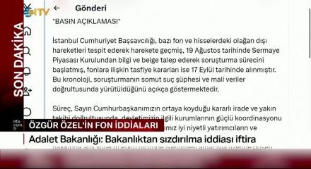 Adalet Bakanlığı'ndan &Ouml;zg&uuml;r &Ouml;zel'e fon iddialarına "Mesnetsiz bir iftira" dedi