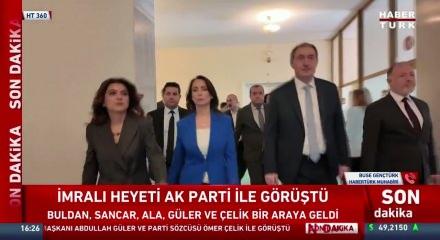 AK Parti ile DEM Parti heyeti g&ouml;r&uuml;şt&uuml;