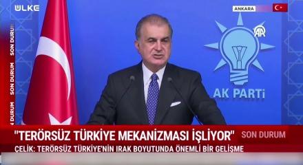 AK Parti S&ouml;zc&uuml;s&uuml; &Ouml;mer &Ccedil;elik fon soruşturması hakkında konuştu
