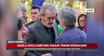 AK Parti'li Mahir &Uuml;nal'ın kayınpederi Hasan &Ouml;zdin, Aydın'da son yolculuğuna uğurlandı