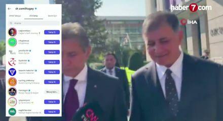 Cemil Tugay, Cumhurbaşkanı Erdoğan&rsquo;ı sosyal medyadan takibe aldı