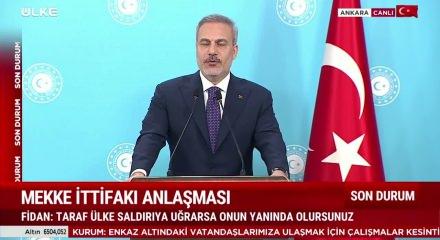 Dışişleri Bakanı Fidan'dan Gazze i&ccedil;in uluslararası baskı &ccedil;ağrısı
