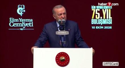 Erdoğan: "İlim Yayma Cemiyeti gelecek nesilleri ihya etmeyi s&uuml;rd&uuml;r&uuml;yor" 