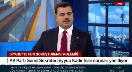 Eyy&uuml;p Kadir İnan: "Partimiz &uuml;zerinden kirli kampanyaya asla izin vermeyeceğiz"