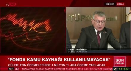 Fon d&uuml;zenlemesi Meclis'te! &Ouml;demelerde kamu kaynağı kullanılmayacak