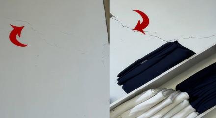 G&ouml;z g&ouml;re g&ouml;re gelen ihmal! Bina yıkılmadan &ouml;nce &ccedil;ekilen g&ouml;r&uuml;nt&uuml;ler ortaya &ccedil;ıktı