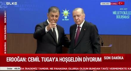 İzmir B&uuml;y&uuml;kşehir Belediyesi Başkanı Cemil Tugay Ak Partiye ge&ccedil;ti