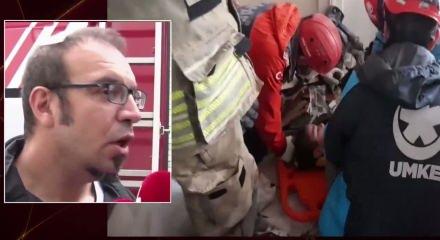 Maltepe'de &ccedil;&ouml;ken binadan kurtulanlar faciayı anlattı