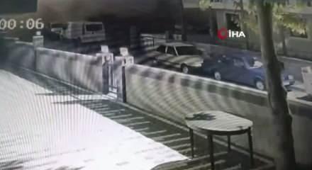 Maltepe'deki binanın &ccedil;&ouml;kme anı ortaya &ccedil;ıktı!