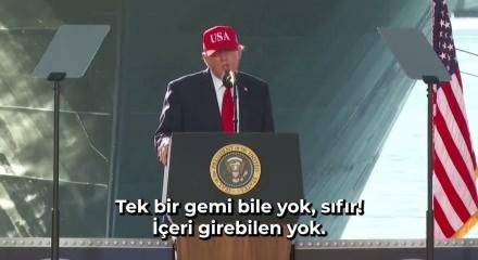 Trump: H&uuml;rm&uuml;z Boğazı ABD'ye aittir