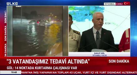 84 yılın en b&uuml;y&uuml;k yağışı! Vali G&uuml;l acı bilan&ccedil;oyu a&ccedil;ıkladı: 2 &ouml;l&uuml;, 3 yaralı