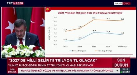 Cumhurbaşkanı Yardımcısı Cevdet Yılmaz 2027 yılı enflasyon beklentisini a&ccedil;ıkladı