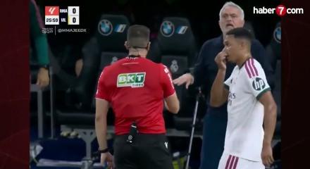 Arda G&uuml;ler&rsquo;e yapılan faul Mourinho&rsquo;yu &ccedil;ıldırttı: Hakeme sert tepki